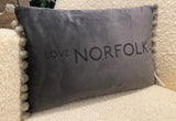 Handmade ‘Love Norfolk’ cushion