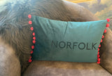 Handmade ‘Love Norfolk’ cushion