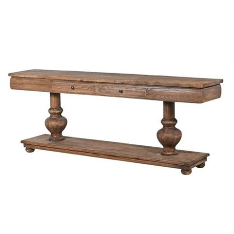 Reclaimed console table