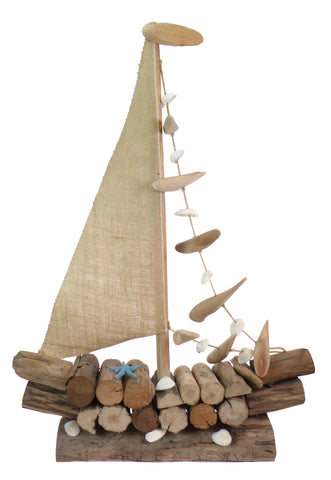 Driftwood boat